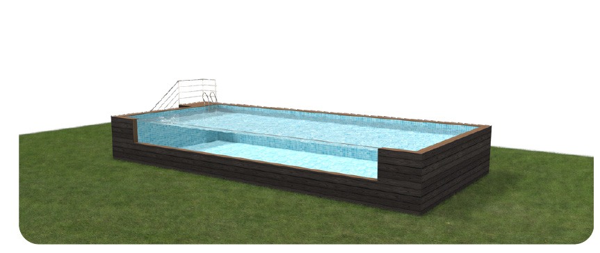 Above Acrylic in Length Pool