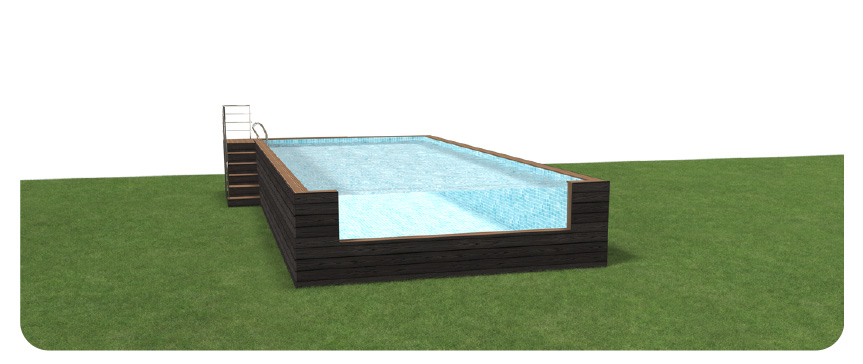 Above Acrylic in Width Pool