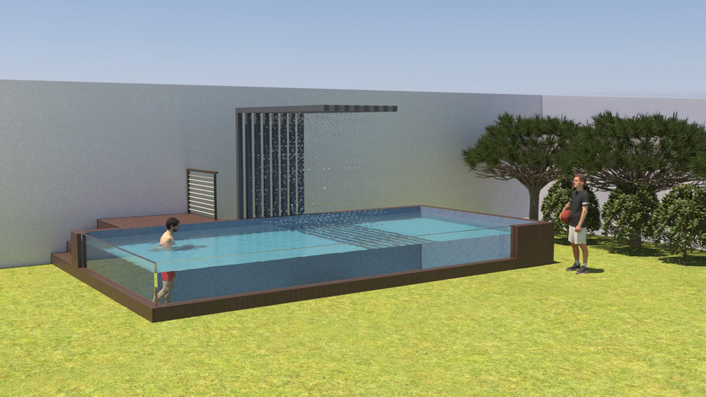 Custom Acrylic Design& Water Feature